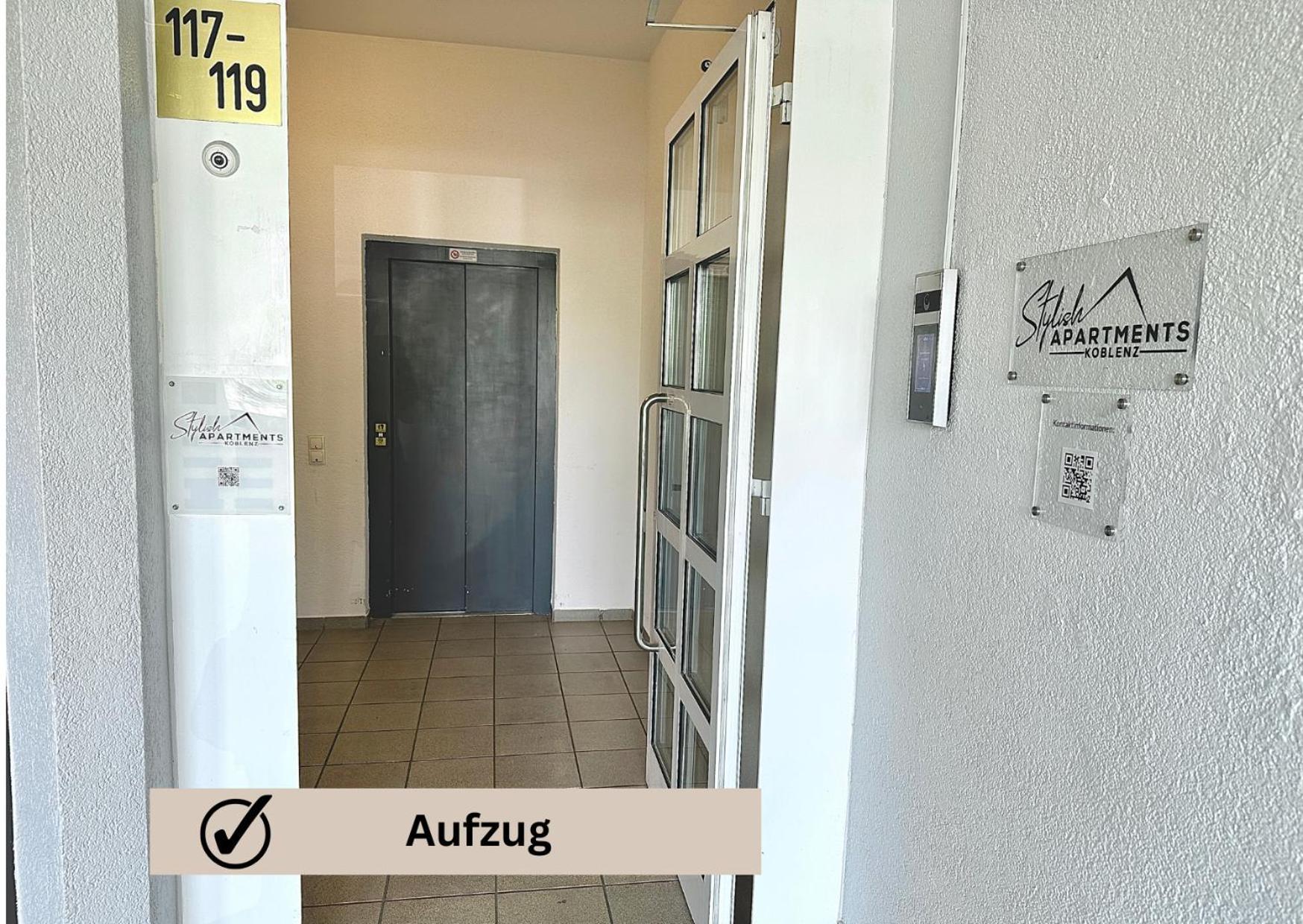 Modern Apartment - Fuer Freunde & Familien, Stadtnah, Parkplatz, E-Ladestation, Gitterbox Fuer Fahrraeder, Fitnessstudio, Digitale Gaestemappe Mit Restaurant- Und Unternehmenstipps Koblenz  Kültér fotó